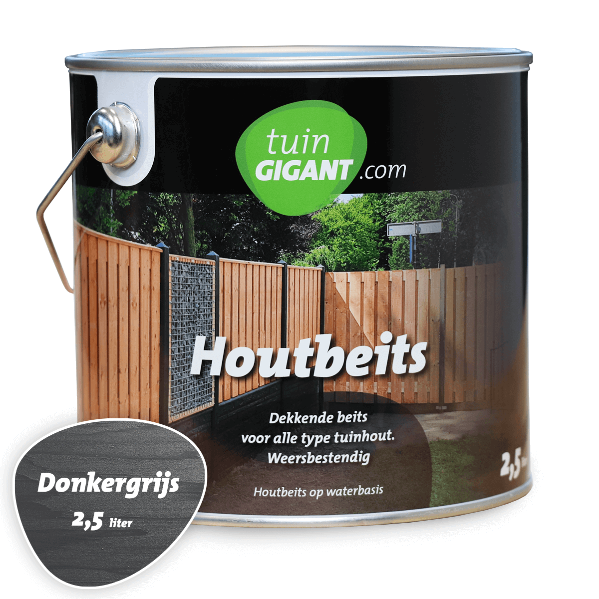 boiler crisis Ruïneren Houtbeits - Donkergrijs - 1 tot 2,5 liter - Tuingigant.com