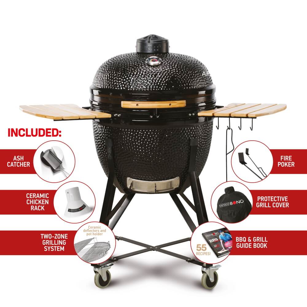 kamado bono limited 25 inch zwart tuingigant