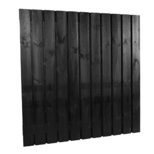 schutting tuinscherm zwart 23 planks